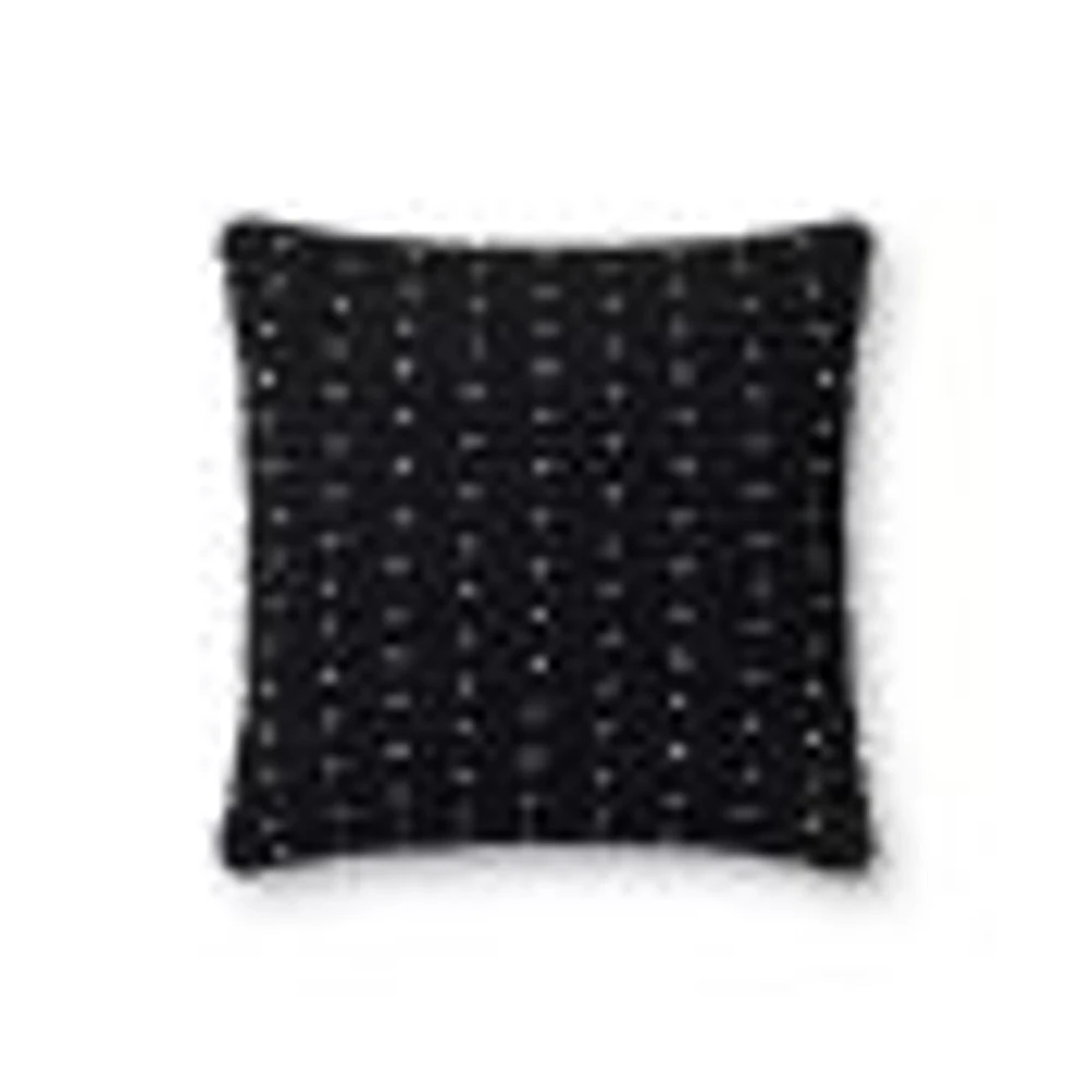 Loloi Yara Black Cushion