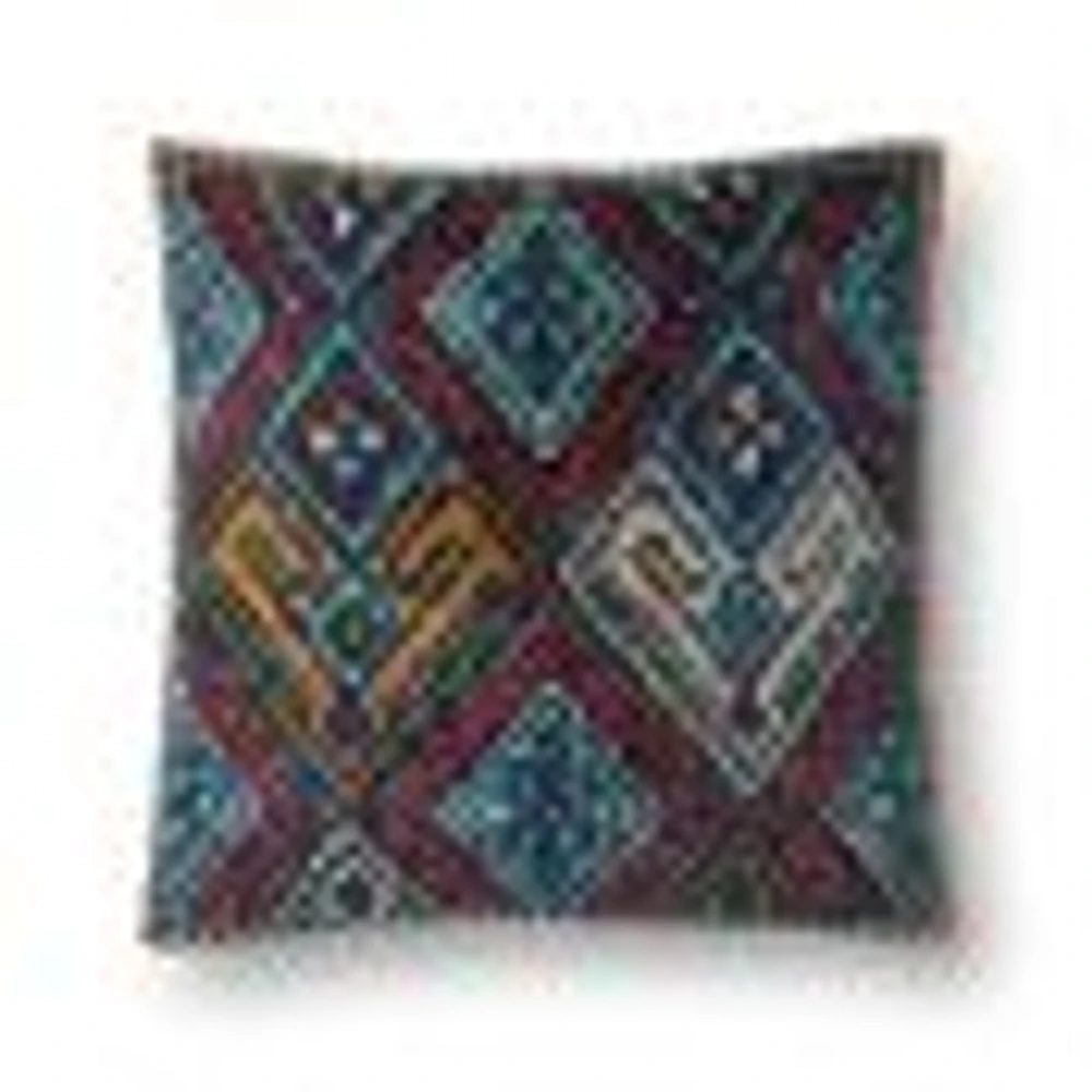 Coussin Clo par Loloi - Multi