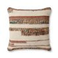 Coussin Marlowe par Loloi - Ivoire et Multi