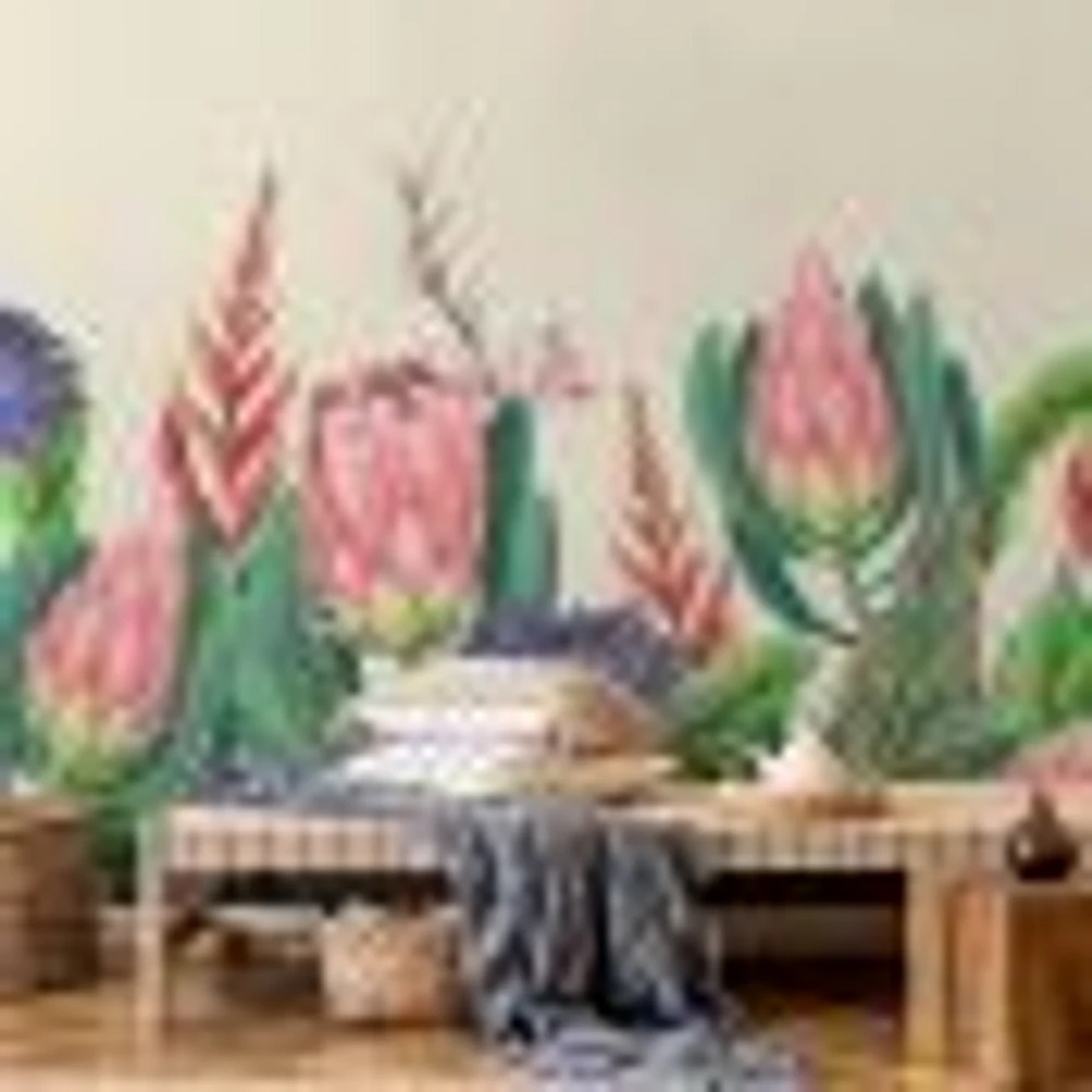 Proteas Flower Wallpaper Mural