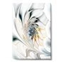 White Stained Glass  Wall Art Canvas