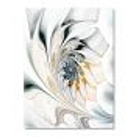 White Stained Glass  Wall Art Canvas