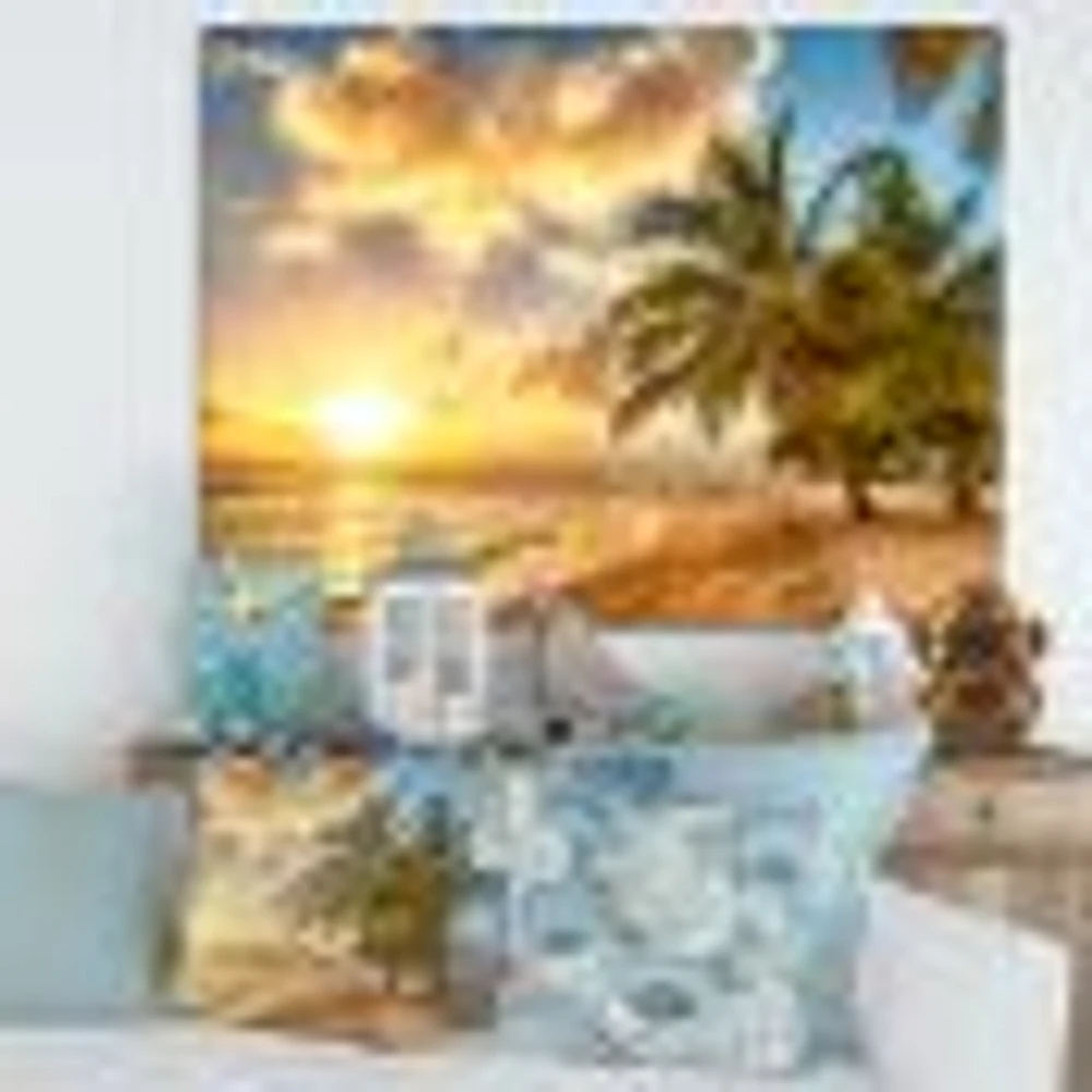 Toile  imprimée « Gorgeous Beach of Island Barbados »