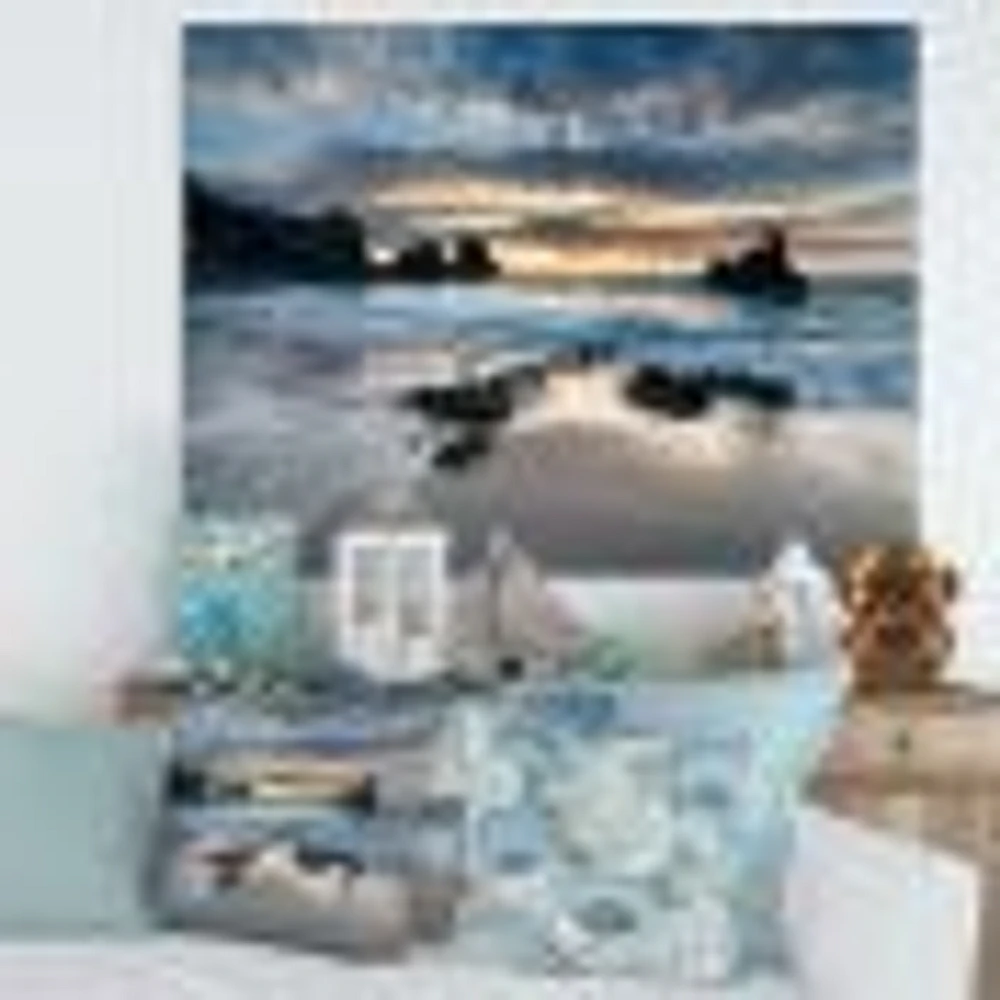 Beautiful Porthcothan Bay Canvas Wall Art