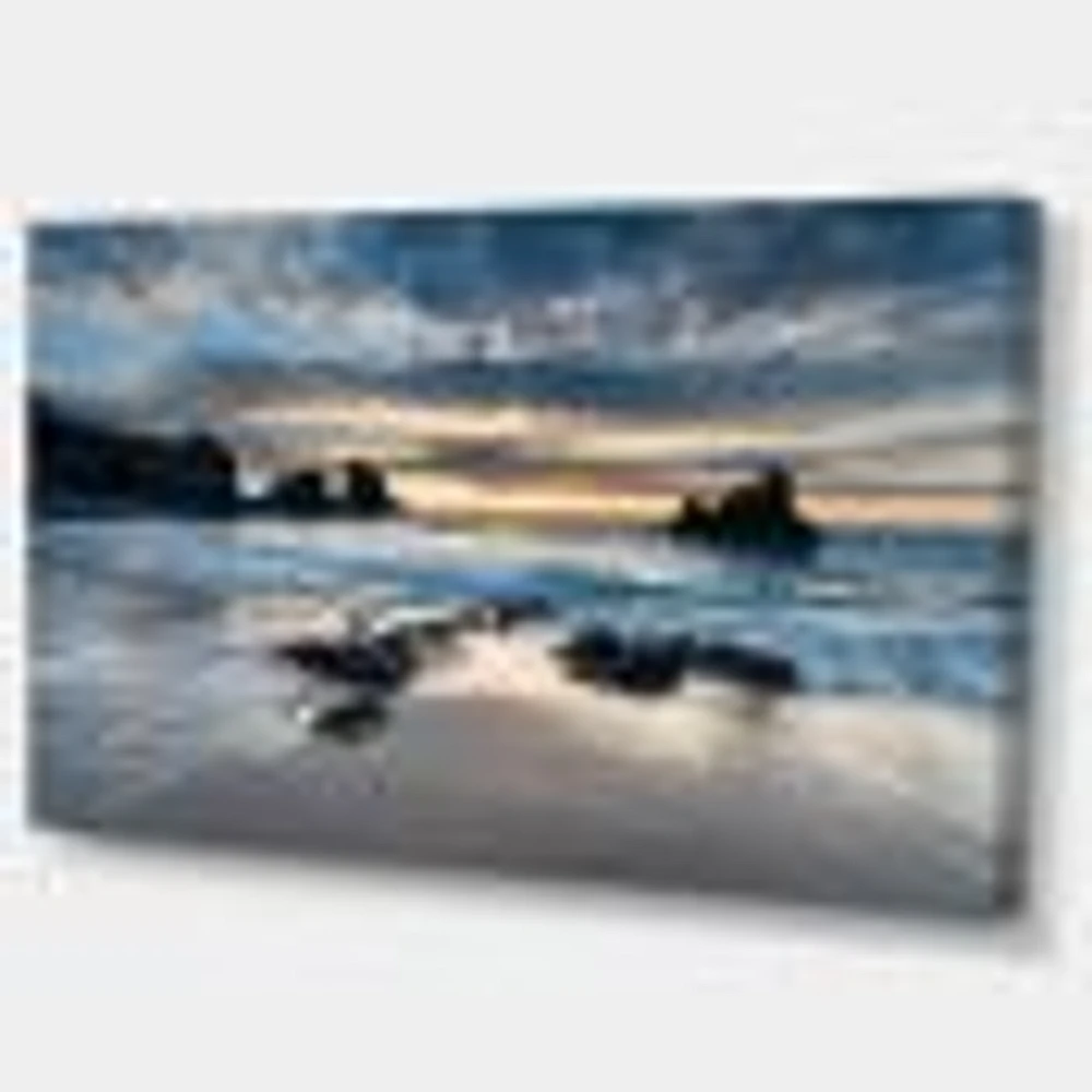 Beautiful Porthcothan Bay Canvas Wall Art