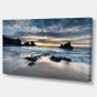 Beautiful Porthcothan Bay Canvas Wall Art