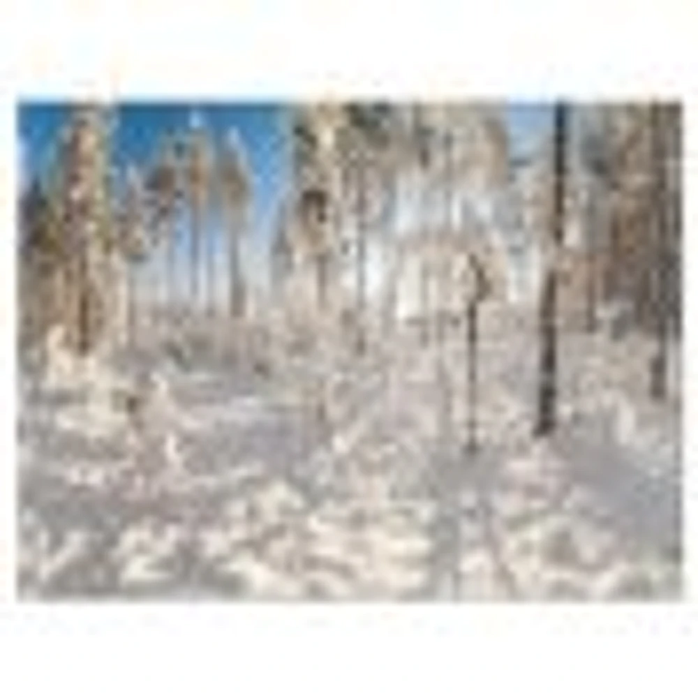 Toile « Winter Snow Covered Wood