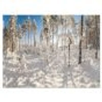 Toile « Winter Snow Covered Wood