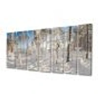 Winter Snow Covered Wood  Wall Art