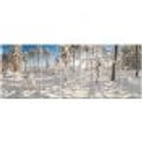 Winter Snow Covered Wood  Wall Art