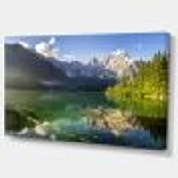 Green Mountain Lake the Alps  Wall Art