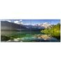 Green Mountain Lake the Alps  Wall Art