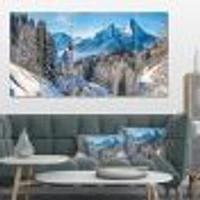 Toile « Winter the Bavarian Alps