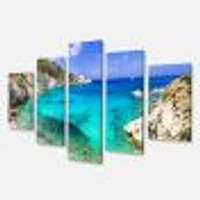 Greece Beaches of Milos Island  Canvas Wall Art