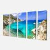 Greece Beaches of Milos Island  Canvas Wall Art