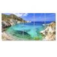 Greece Beaches of Milos Island  Canvas Wall Art