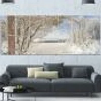 Lake Winter Woods  Wall Art