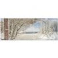 Lake Winter Woods  Wall Art