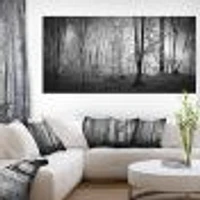 Toile  imprimée « Beautiful Forest Morning Panorama »