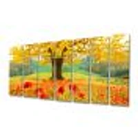 Toile « Beautiful Autumn Yellow Tree