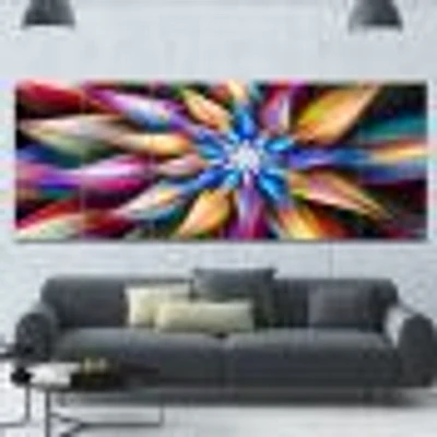 Exotic Multi Color Flower Petals  Wall Art