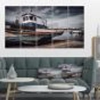 Old Fishing Boat Canvas Wall Art Panels