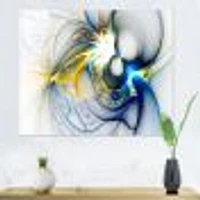 Shining Multi Colored Plasma  Wall Art Canvas