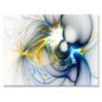 Shining Multi Colored Plasma  Wall Art Canvas