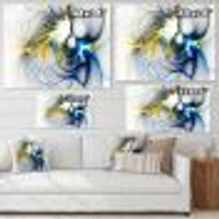 Shining Multi Colored Plasma  Wall Art Canvas