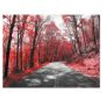 Patch Red Forest  Wall Art