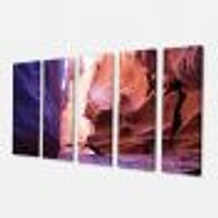 Antelope Canyon on the navajo india Canvas Wall Art Panels