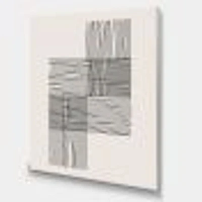 Minimal Geometric Compostions of Elementary Forms XIX  Wall Art