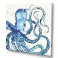 Blue Deep Sea VIII Canvas Wall Art