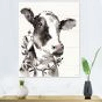 Toile « Cow Portrait Counrty Life »