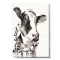 Toile « Cow Portrait Counrty Life »