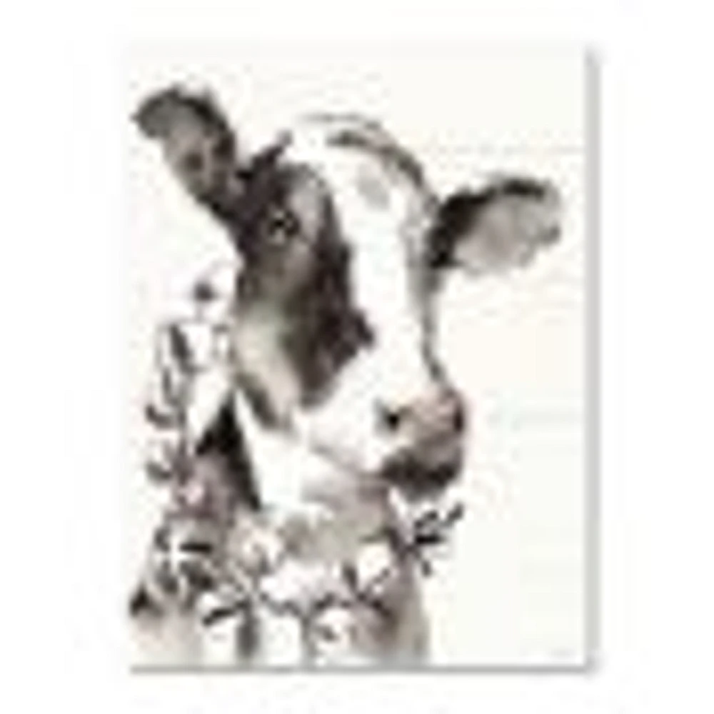 Cow Portrait Counrty Life  Wall Art