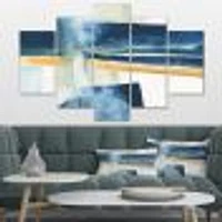 Indigo Panel IV  Canvas Wall Art