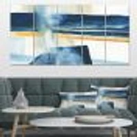 Indigo Panel IV  Canvas Wall Art