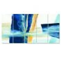 Indigo Panel IV  Canvas Wall Art