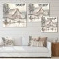 Toile « Farmhouse Barn Grey VII »