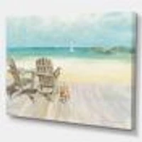 Toile « Seaside Morning no Window »