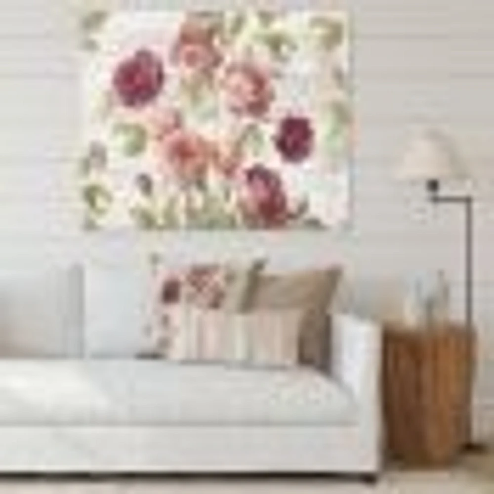 French Roses I  Canvas Wall Art