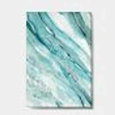 Toile « Silver Springs I Blue Green »