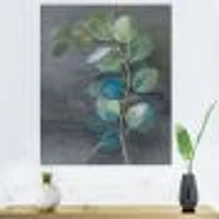 Fresh Leaves II  Canvas Wall Art Print