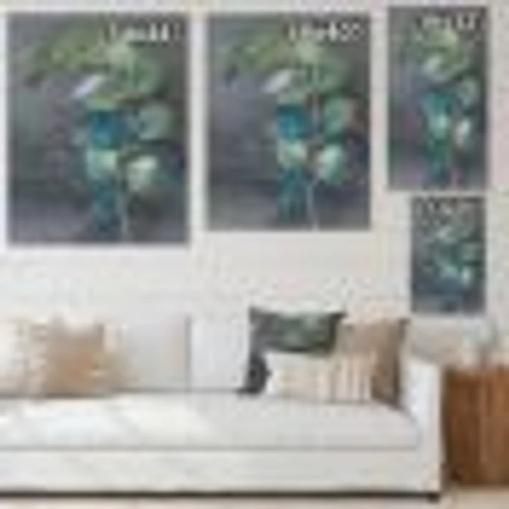 Fresh Leaves II  Canvas Wall Art Print