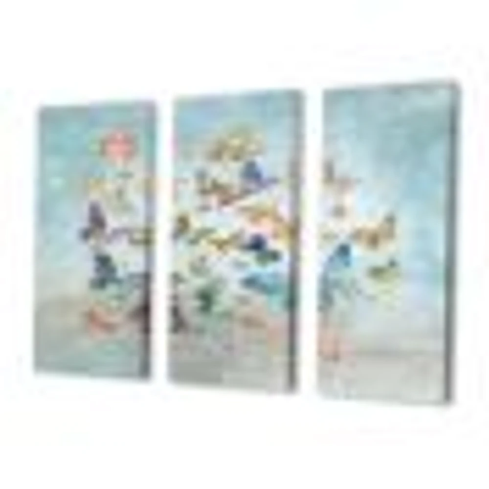 Butterflies Dancing I Canvas Wall Art