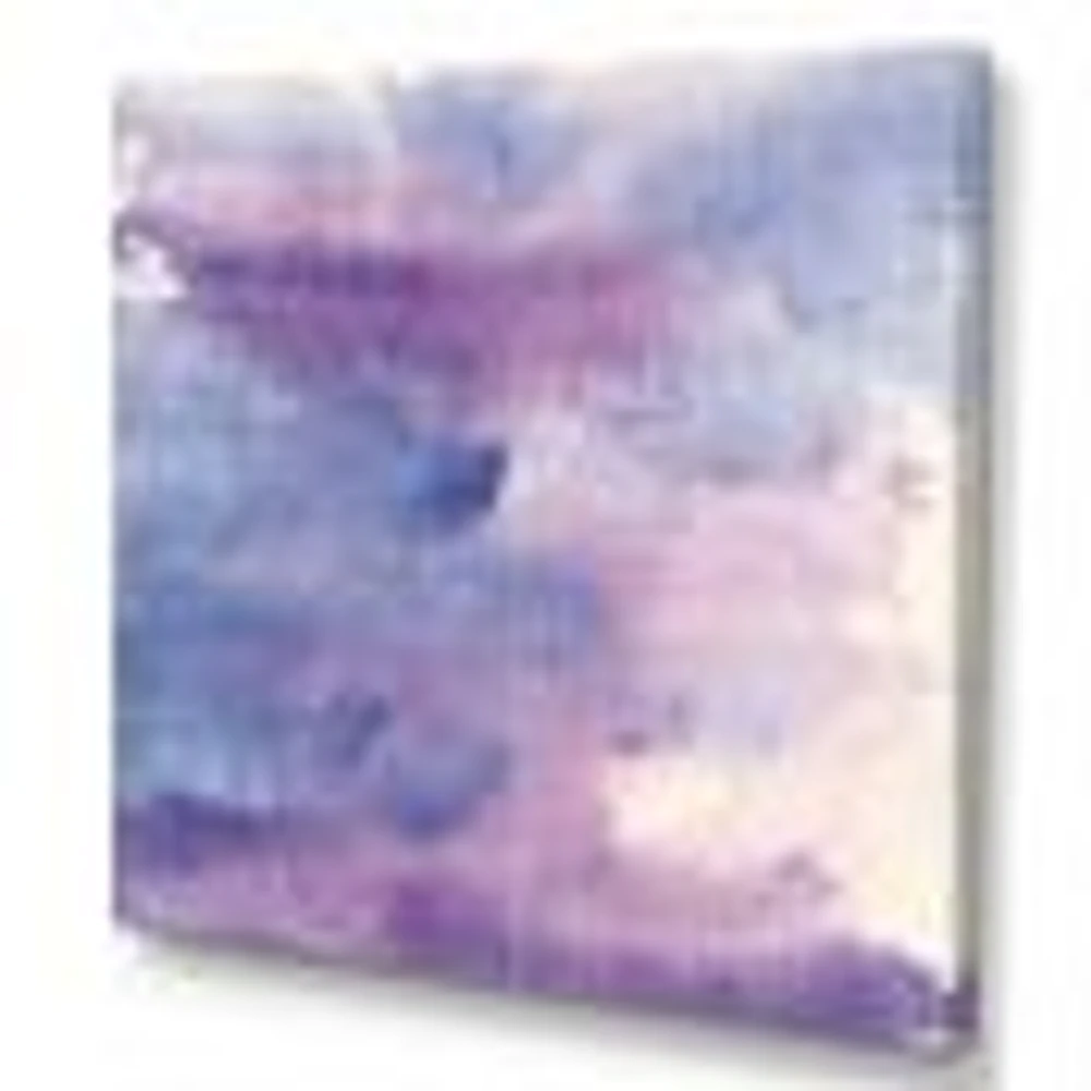 Watercolor Purple Haze II  Wall Art