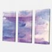 Watercolor Purple Haze II  Canvas Wall Art