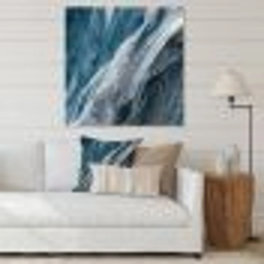 Splash Blue Indigo  Wall Art