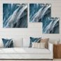 Splash Blue Indigo  Wall Art